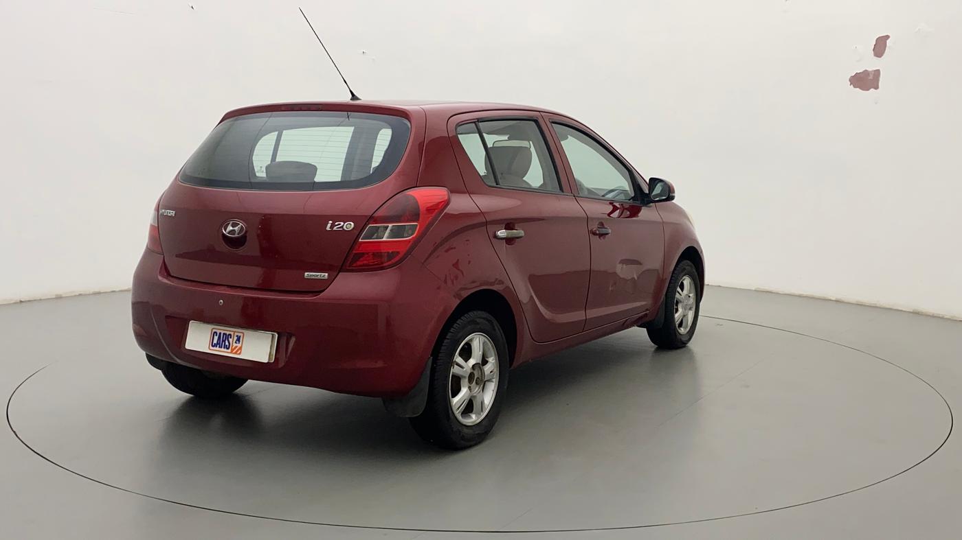 2010 Hyundai i20 SPORTZ 1.2, Petrol, Manual, 74,657 km, Right Back Diagonal