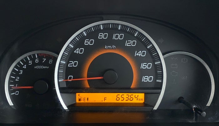 2016 Maruti Wagon R 1.0 VXI, Petrol, Manual, 65,489 km, Odometer Image