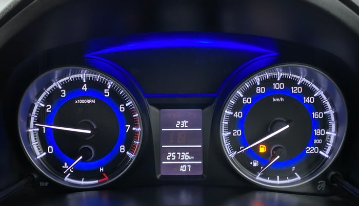 2019 Maruti Baleno DELTA 1.2 K12, Petrol, Manual, 25,843 km, Odometer Image