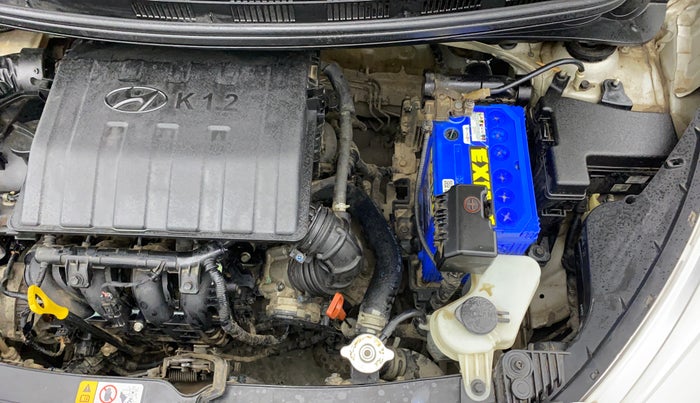 2017 Hyundai Grand i10 SPORTZ (O) AT 1.2 KAPPA VTVT, Petrol, Automatic, 25,292 km, Engine View - Left