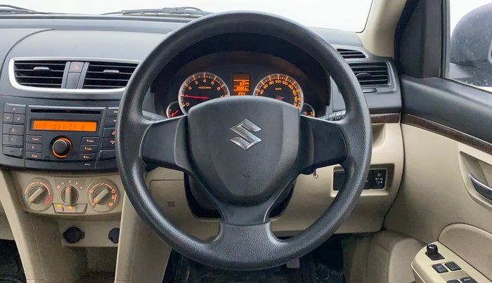 2013 Maruti Swift Dzire VXI, Petrol, Manual, 65,881 km, Steering Wheel Close Up