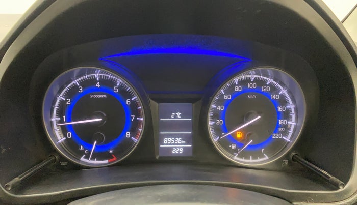 2018 Maruti Baleno DELTA PETROL 1.2, Petrol, Manual, 89,536 km, Odometer Image