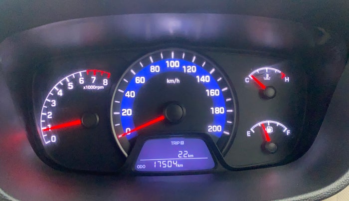 2015 Hyundai Xcent S (O) 1.2, Petrol, Manual, 17,504 km, Odometer Image
