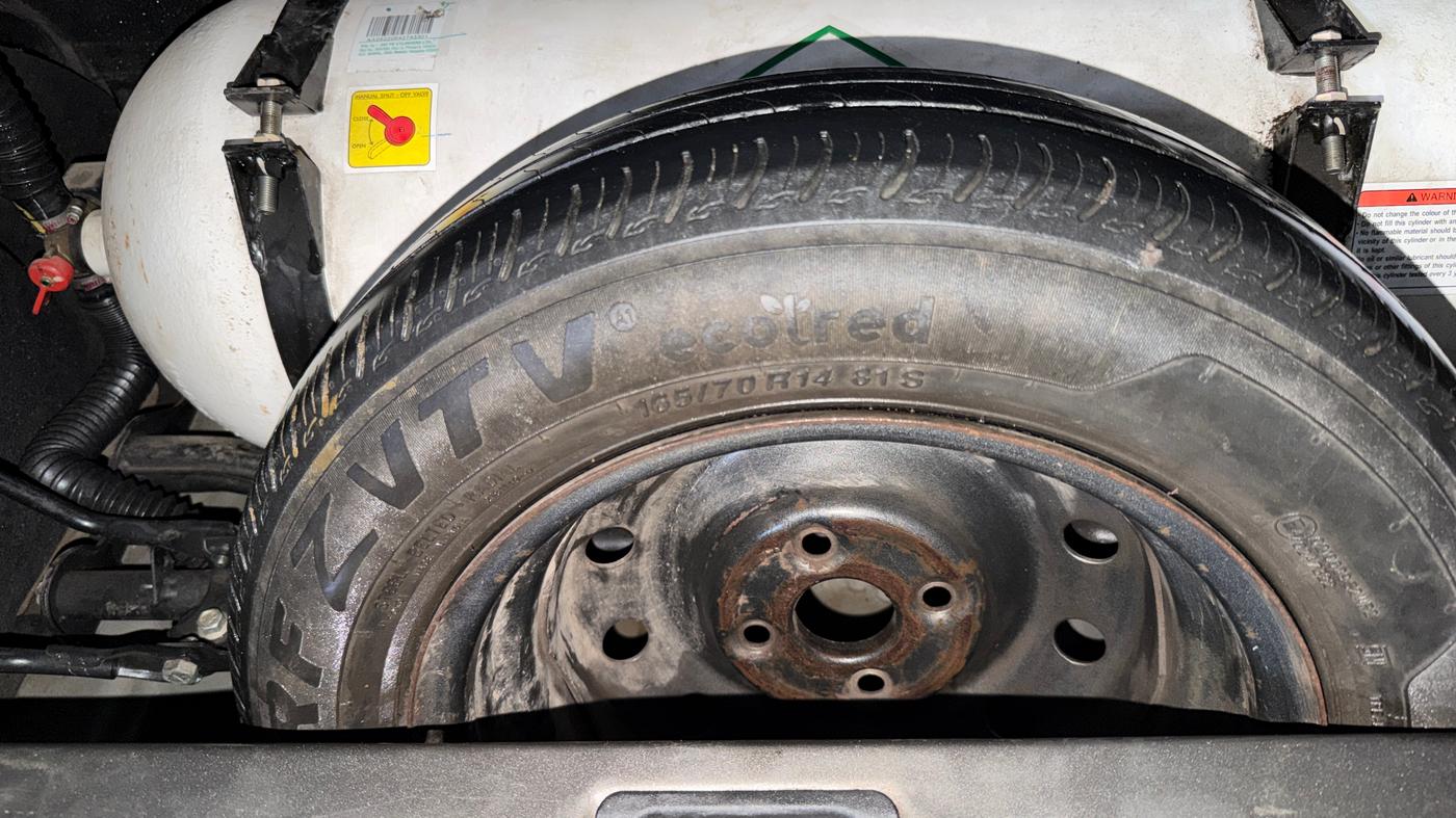 2022 Maruti New Wagon-R VXI CNG 1.0, CNG, Manual, 86,159 km, Spare Tyre