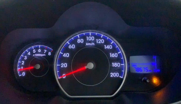 2012 Hyundai i10 MAGNA 1.2, Petrol, Manual, 78,675 km, Odometer Image