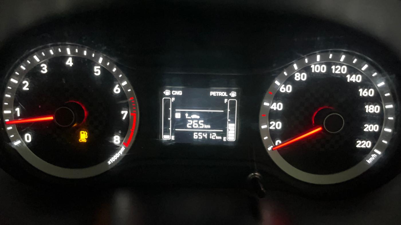 2022 Hyundai AURA S 1.2 CNG, CNG, Manual, 65,411 km, Odometer Image