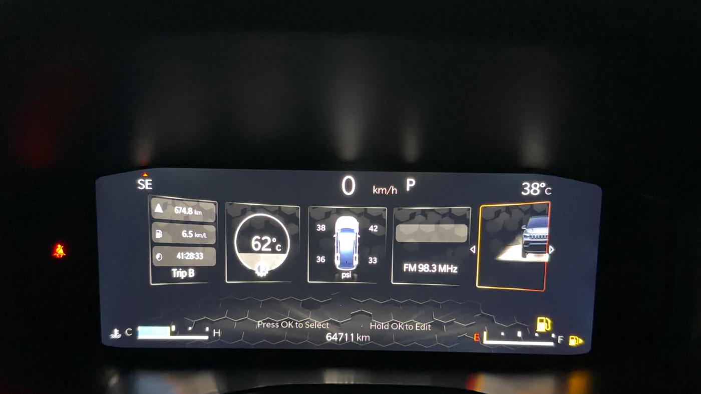 2022 Jeep MERIDIAN LIMITED (O) 4X4 AT, Diesel, Automatic, 64,703 km, Odometer Image