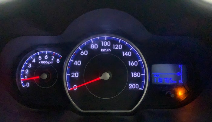 2012 Hyundai i10 SPORTZ 1.2, Petrol, Manual, 1,18,765 km, Odometer Image