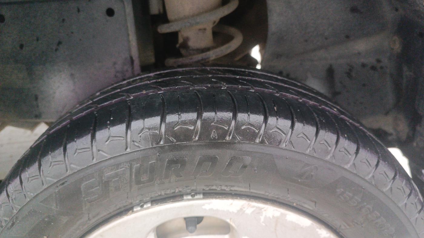 2014 Tata Nano TWIST XT, Petrol, Manual, 70,953 km, Left Rear Tyre Tread