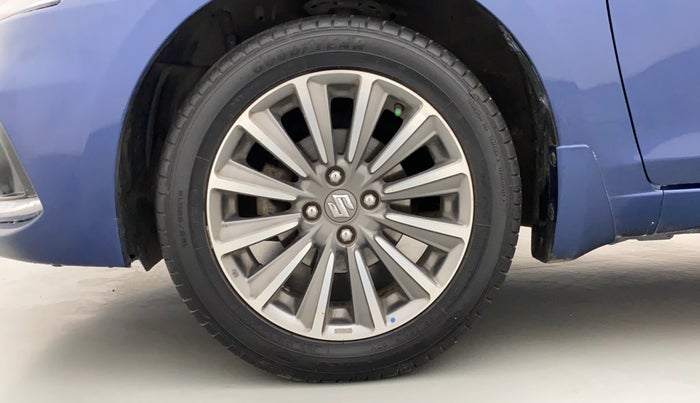 2018 Maruti Ciaz ALPHA  AT 1.5 SHVS PETROL, Petrol, Automatic, 56,035 km, Left Front Wheel