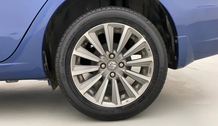 2018 Maruti Ciaz ALPHA  AT 1.5 SHVS PETROL, Petrol, Automatic, 56,035 km, Left Rear Wheel