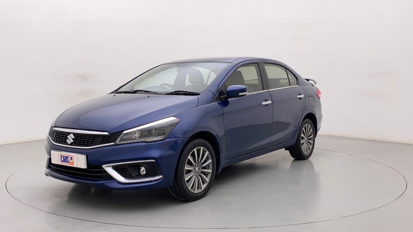 2018 Maruti Ciaz ALPHA  AT 1.5 SHVS PETROL, Petrol, Automatic, 56,035 km, Left Front Diagonal