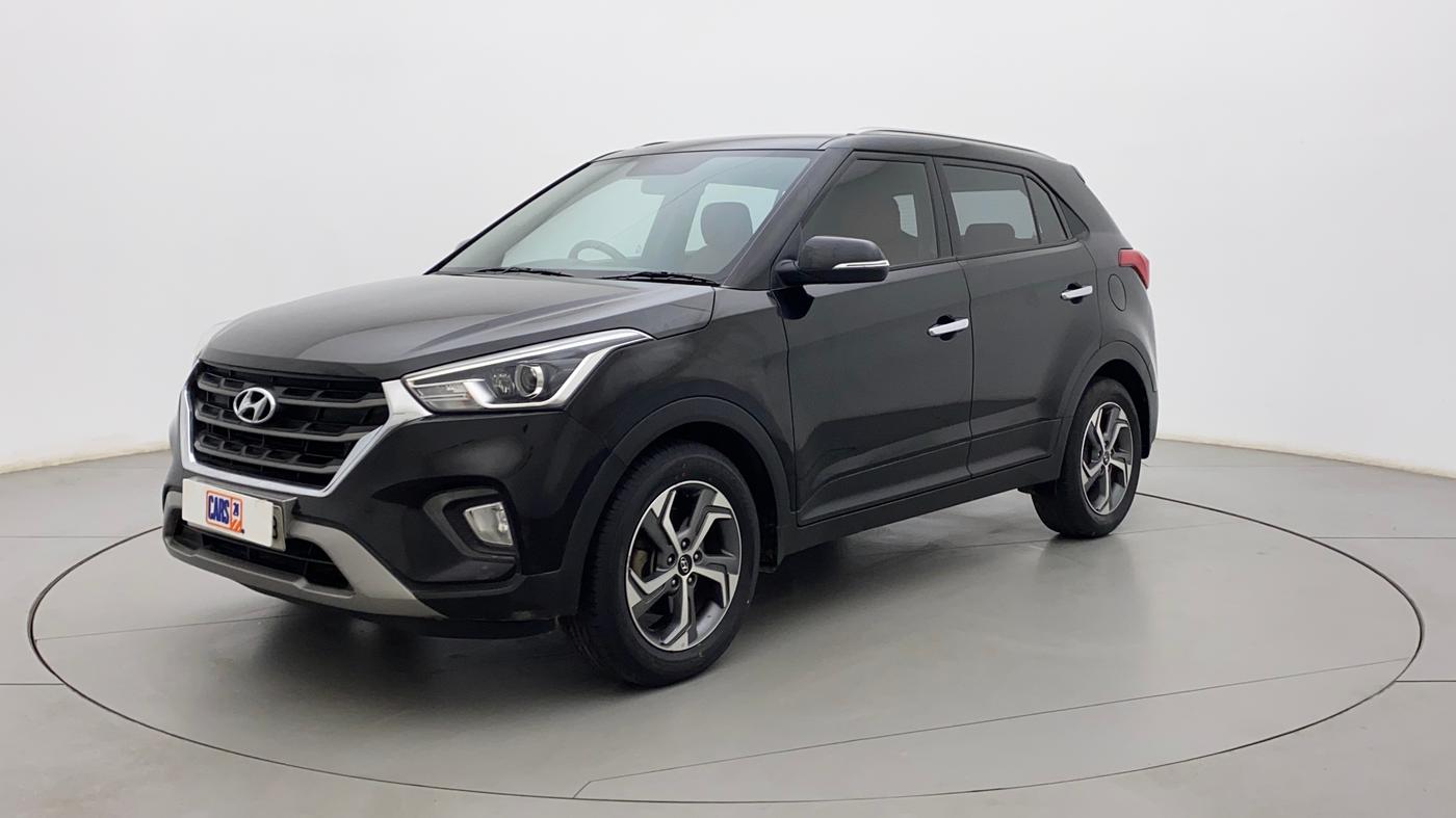 2018 Hyundai Creta SX AT 1.6 PETROL, Petrol, Automatic, 44,999 km, Left Front Diagonal