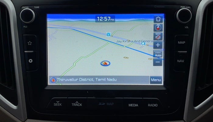2018 Hyundai Creta SX AT 1.6 PETROL, Petrol, Automatic, 44,999 km, Navigation System