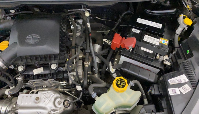 2023 Tata NEXON XZ PLUS PETROL SUNROOF DARK EDITION, Petrol, Manual, 17,910 km, Engine View - Left