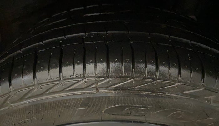 2023 Tata NEXON XZ PLUS PETROL SUNROOF DARK EDITION, Petrol, Manual, 17,910 km, Left Rear Tyre Tread