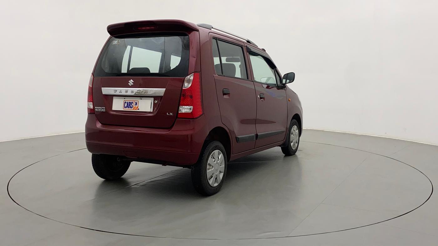 2012 Maruti Wagon R 1.0 LXI, Petrol, Manual, 44,630 km, Right Back Diagonal