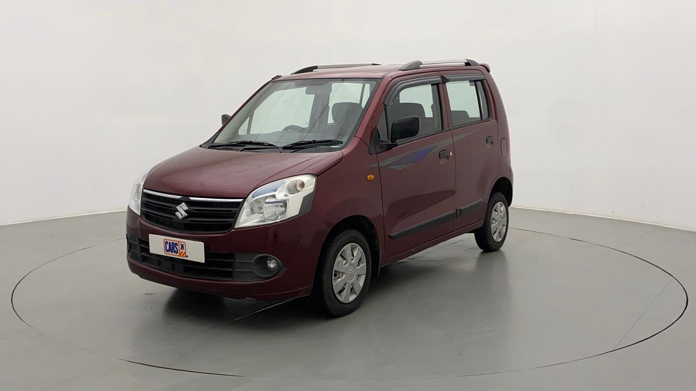 2012 Maruti Wagon R 1.0 LXI, Petrol, Manual, 44,630 km, Left Front Diagonal