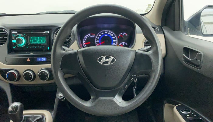 2014 Hyundai Grand i10 MAGNA 1.2 KAPPA VTVT, Petrol, Manual, 25,467 km, Steering Wheel Close Up