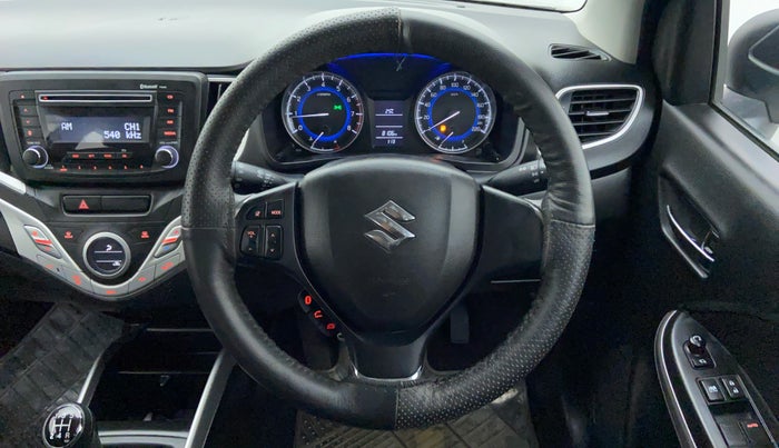 2017 Maruti Baleno DELTA 1.2 K12, Petrol, Manual, 8,289 km, Steering Wheel Close Up