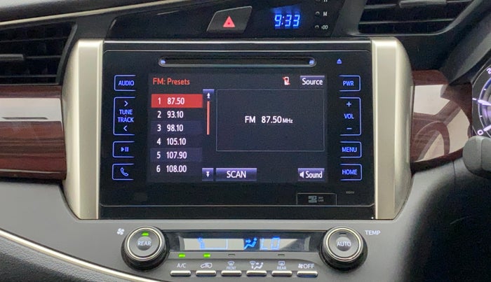 2016 Toyota Innova Crysta 2.4 ZX 7 STR, Diesel, Manual, 35,807 km, Infotainment System