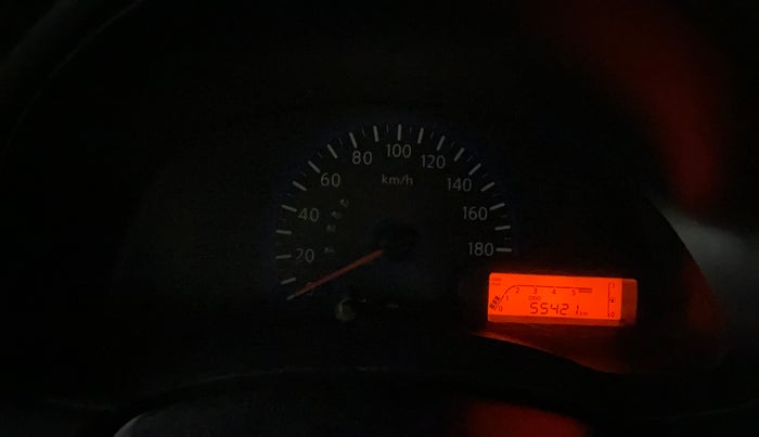 2016 Datsun Go T, Petrol, Manual, 55,401 km, Odometer Image