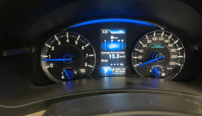 2019 Maruti Ciaz ALPHA  AT 1.5 SHVS PETROL, Petrol, Automatic, 85,161 km, Odometer Image