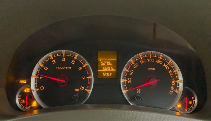 2013 Maruti Ertiga VXI CNG, CNG, Manual, 73,257 km, Odometer Image