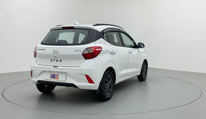 2020 Hyundai GRAND I10 NIOS SPORTZ PETROL, Petrol, Manual, 16,978 km, Right Back Diagonal