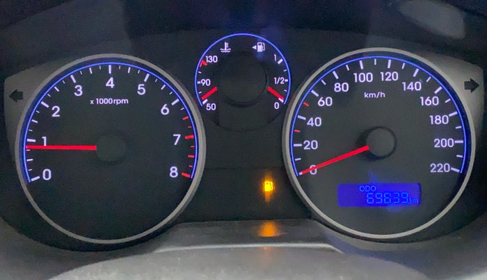2013 Hyundai i20 MAGNA (O) 1.2, Petrol, Manual, 69,879 km, Odometer Image