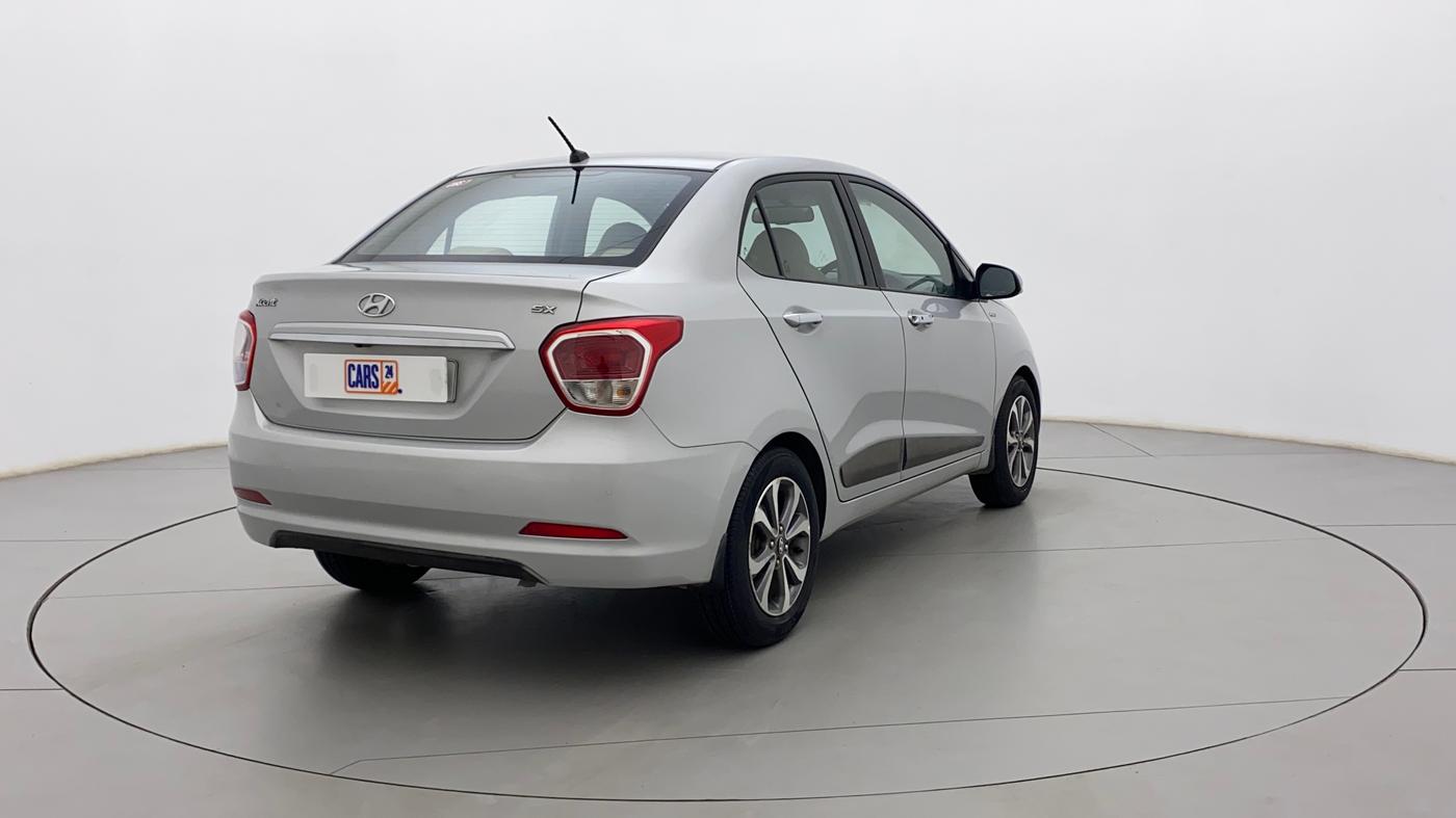 2015 Hyundai Xcent SX AT 1.2 (O), Petrol, Automatic, 67,502 km, Right Back Diagonal