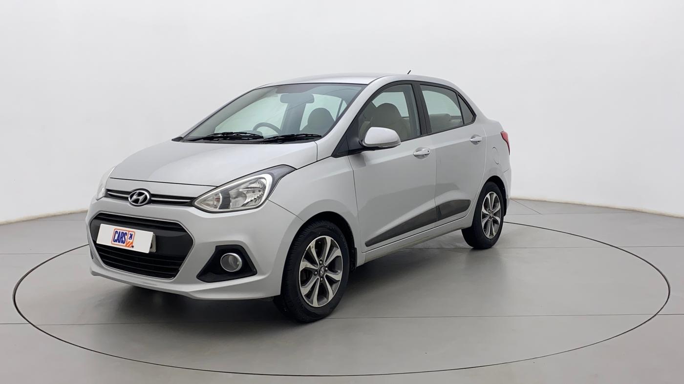 2015 Hyundai Xcent SX AT 1.2 (O), Petrol, Automatic, 67,502 km, Left Front Diagonal