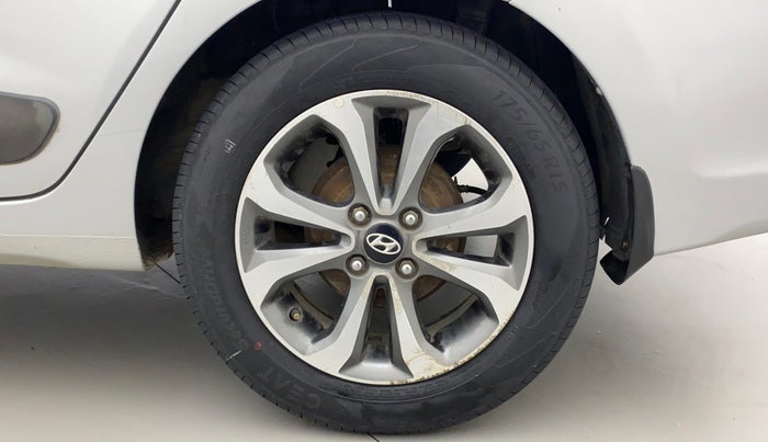 2015 Hyundai Xcent SX AT 1.2 (O), Petrol, Automatic, 67,502 km, Left Rear Wheel