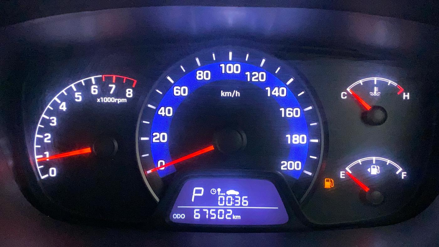 2015 Hyundai Xcent SX AT 1.2 (O), Petrol, Automatic, 67,502 km, Odometer Image