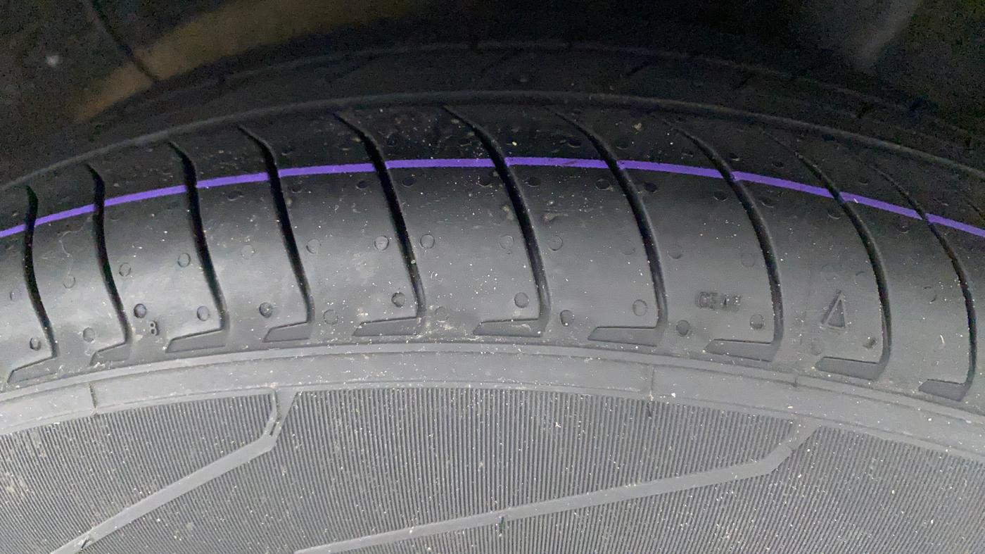 2015 Hyundai Xcent SX AT 1.2 (O), Petrol, Automatic, 67,502 km, Left Rear Tyre Tread