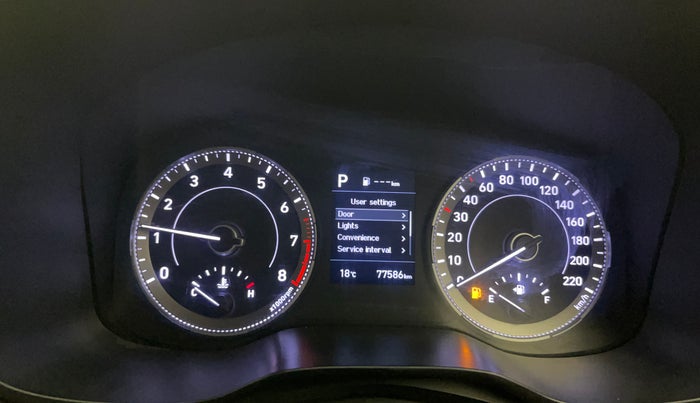 2019 Hyundai VENUE SX PLUS 1.0 TURBO DCT, Petrol, Automatic, 77,534 km, Odometer Image