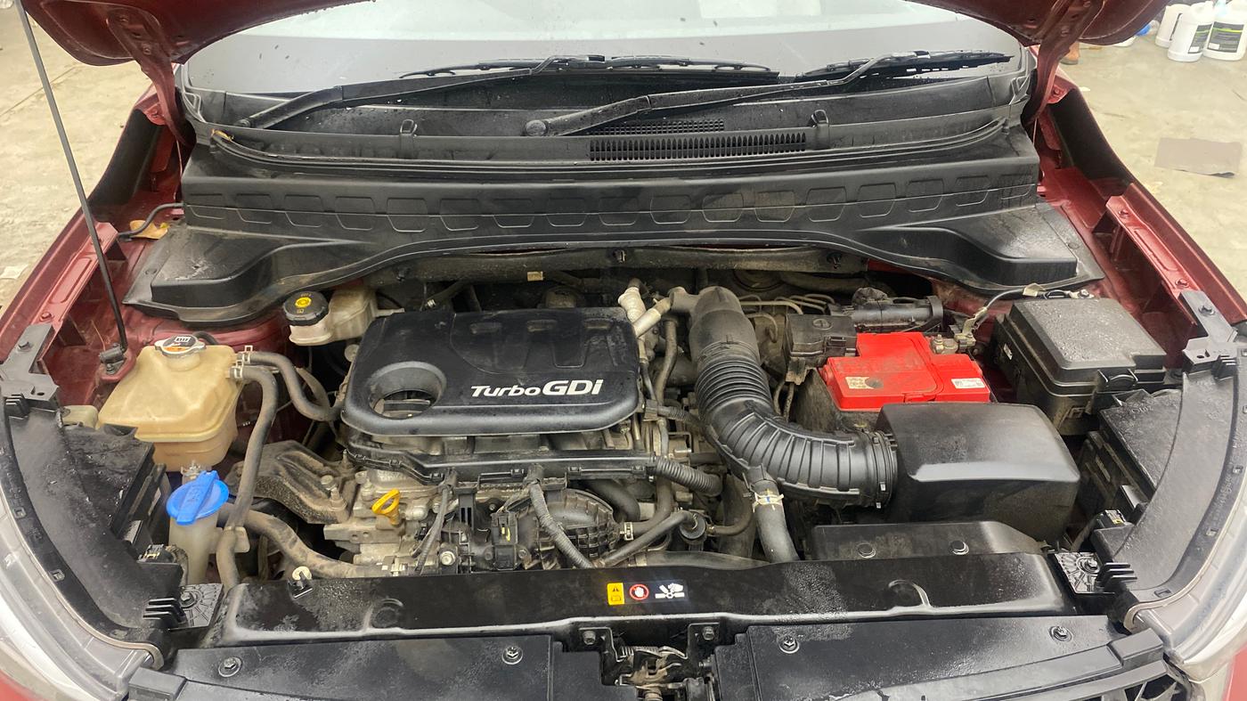 2021 KIA SONET HTX 1.0 IMT, Petrol, Manual, 67,501 km, Engine View