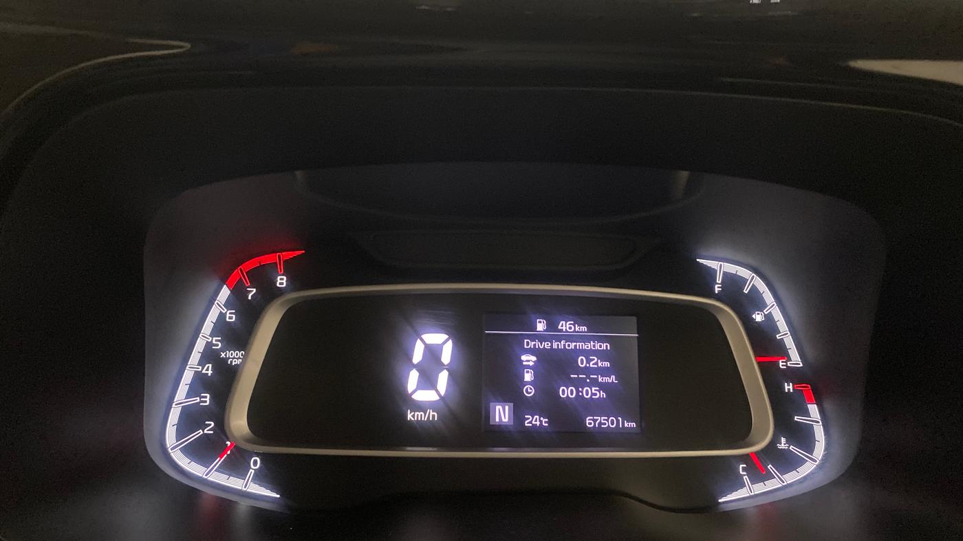 2021 KIA SONET HTX 1.0 IMT, Petrol, Manual, 67,501 km, Odometer Image