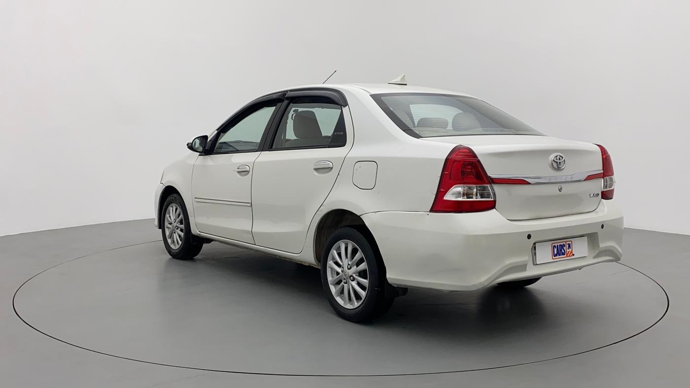 2016 Toyota Etios VX D, Diesel, Manual, 69,750 km, Left Back Diagonal