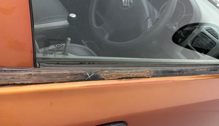 2010 Maruti Alto K10 VXI, Petrol, Manual, 63,129 km, Driver-side door - Weather strip has minor damage