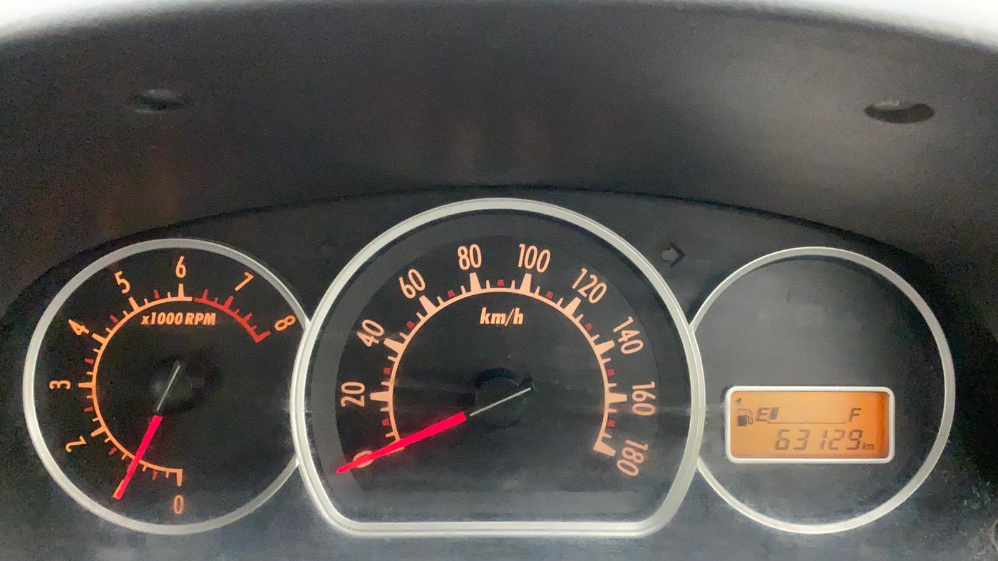 2010 Maruti Alto K10 VXI, Petrol, Manual, 63,129 km, Odometer Image