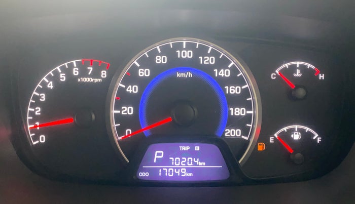 2017 Hyundai Grand i10 MAGNA AT 1.2 KAPPA VTVT, Petrol, Automatic, 17,014 km, Odometer Image