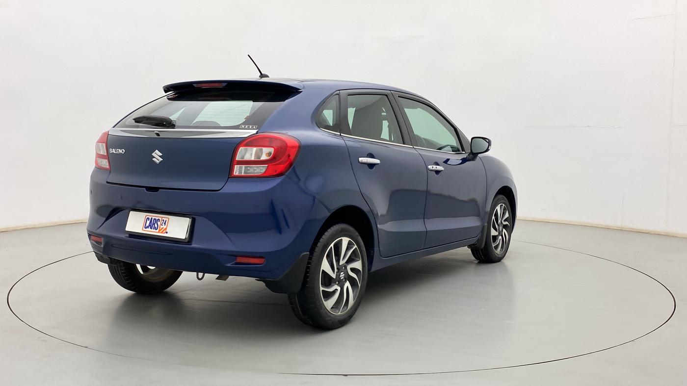 2019 Maruti Baleno ALPHA CVT PETROL 1.2, Petrol, Automatic, 50,056 km, Right Back Diagonal
