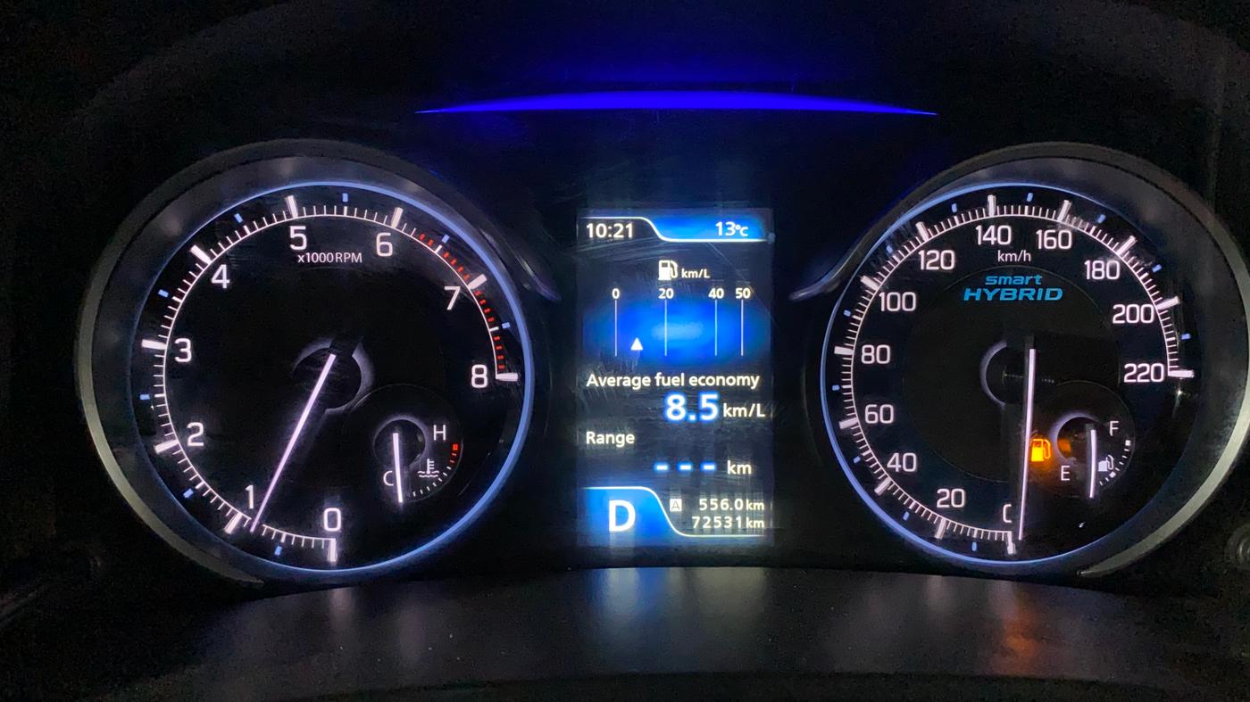 2019 Maruti XL6 ALPHA AT, Petrol, Automatic, 72,585 km, Odometer Image