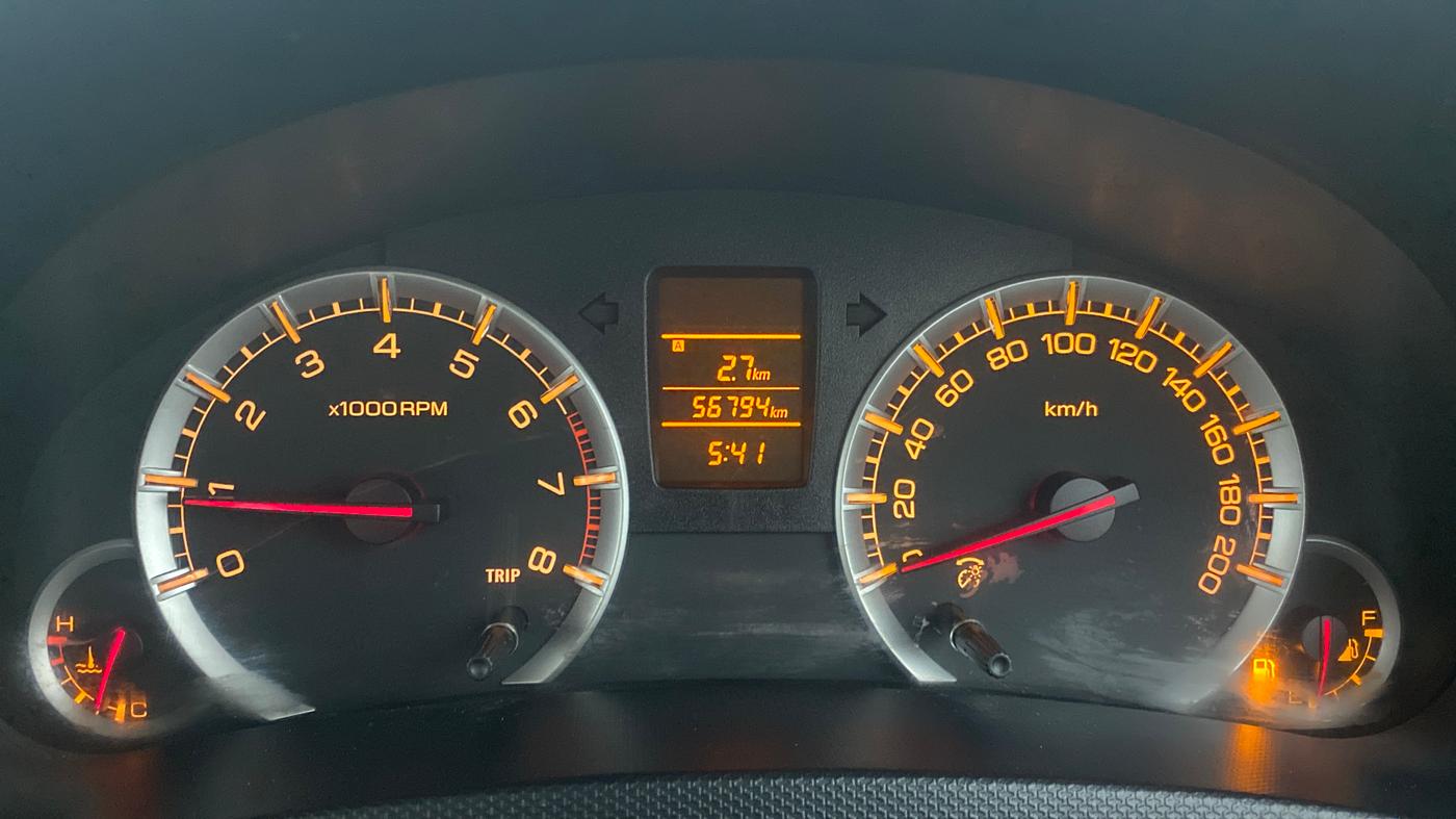 2013 Maruti Swift Dzire VXI, Petrol, Manual, 56,850 km, Odometer Image