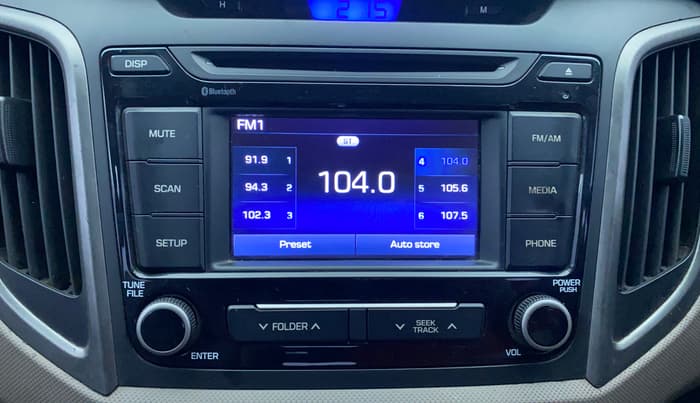 2016 Hyundai Creta S 1.6 PETROL, Petrol, Manual, 63,623 km, Infotainment System