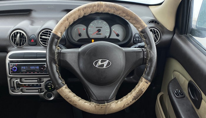 2012 Hyundai Santro Xing GL PLUS, Petrol, Manual, 22,055 km, Steering Wheel Close Up