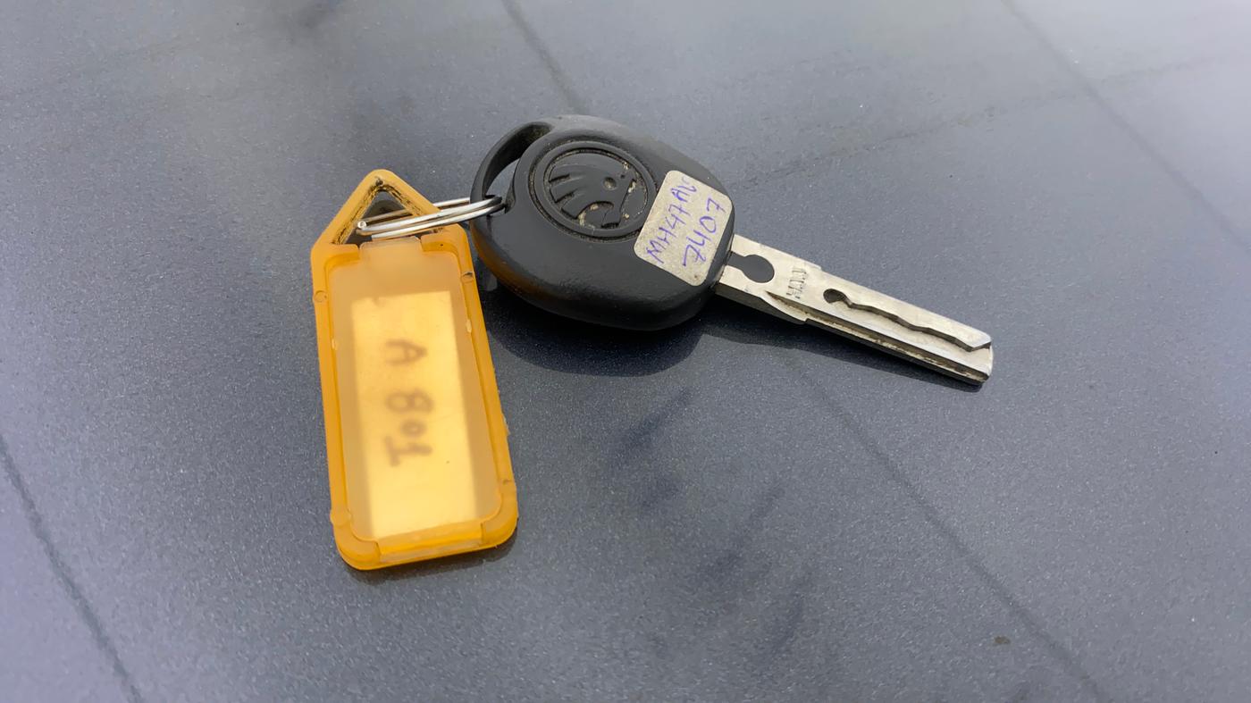 2020 Skoda Rapid ACTIVE 1.0 TSI, Petrol, Manual, 64,140 km, Key Close Up