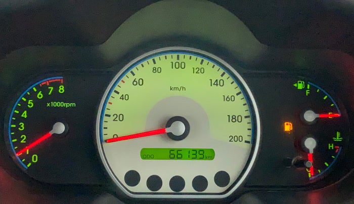 2010 Hyundai i10 MAGNA 1.2, Petrol, Manual, 66,213 km, Odometer Image