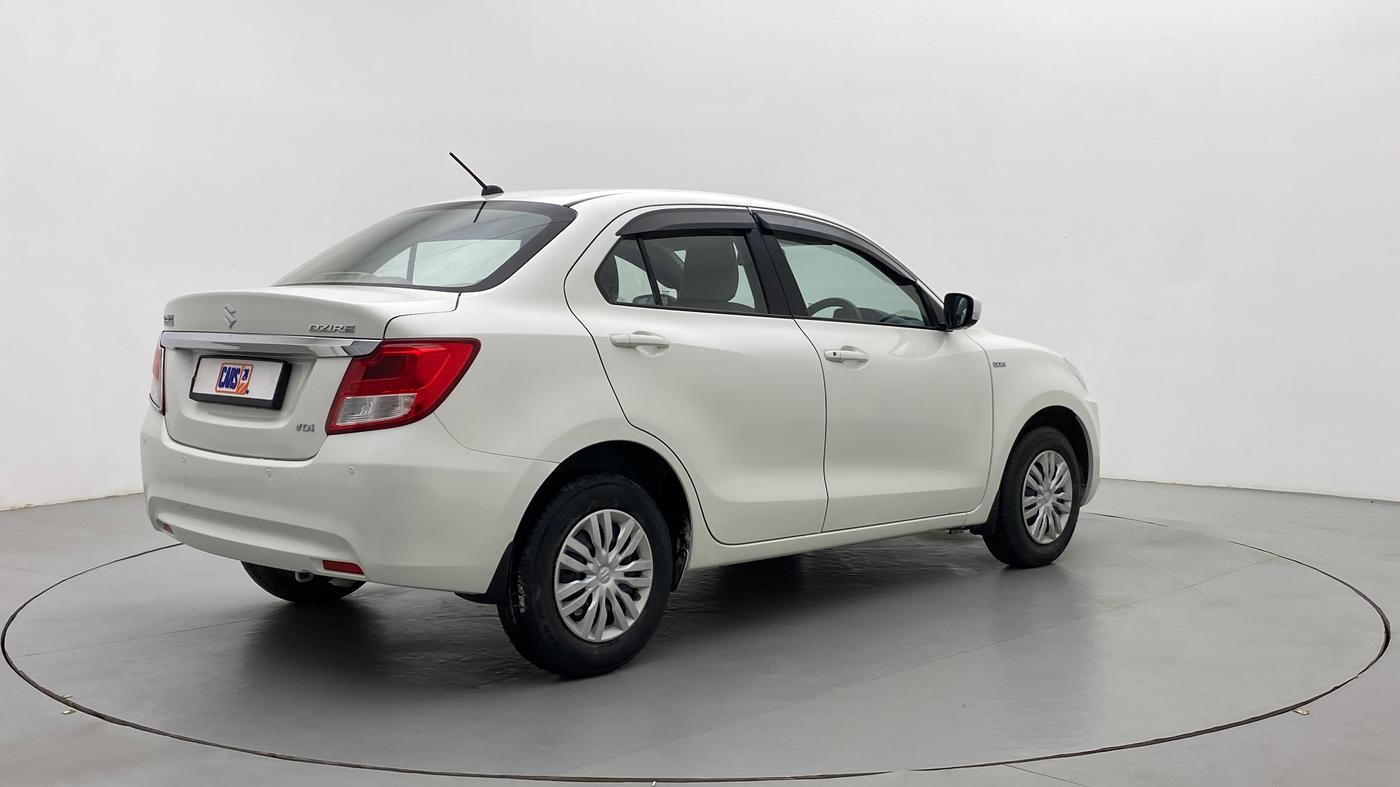 2019 Maruti Dzire VDI, Diesel, Manual, 50,758 km, Right Back Diagonal (45- Degree) View